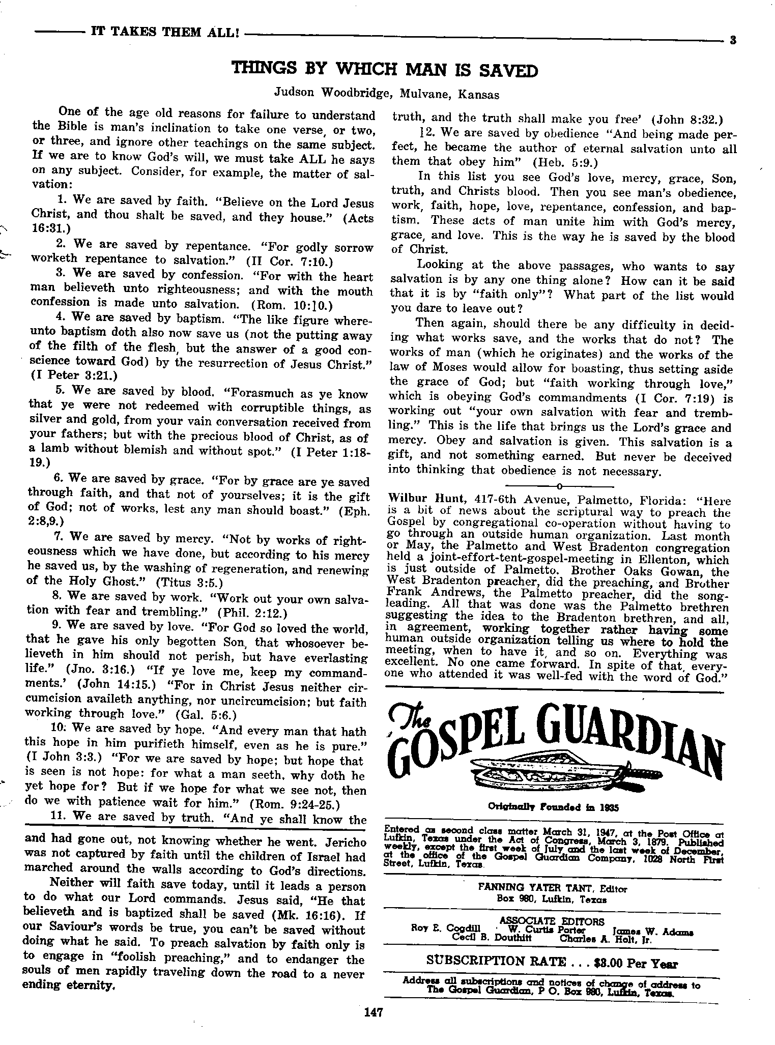 Gospel Guardian Original: Vol.10 No.10 Pg.3